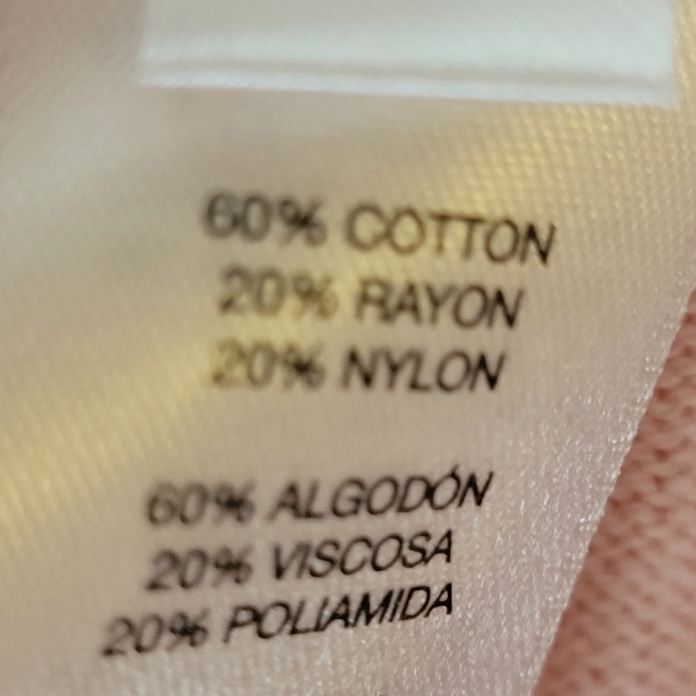 Chico's Pale Pink Short Sleeve Lightweight Ruana Style Sweater ~ OSFM ~ Pretty! - Picture 10 of 13